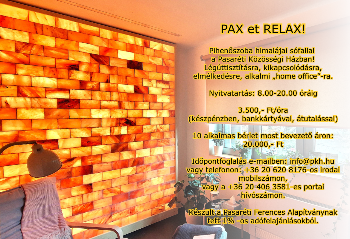 Terápiás pihenőszoba