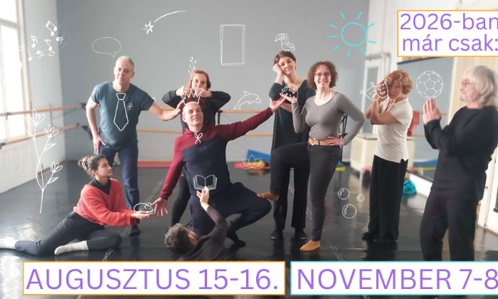 Nyári kétnapos pantomim- és mozgásszínházi élménykurzus felnőtteknek 
